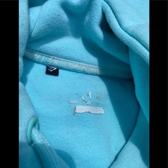 Gymshark Aqua Long Sleeve Hoodie - Picture 5 of 6